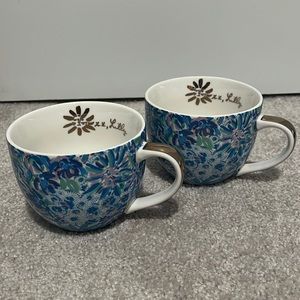 Lilly Pulitzer Coffee Tea Mugs - Set of 2